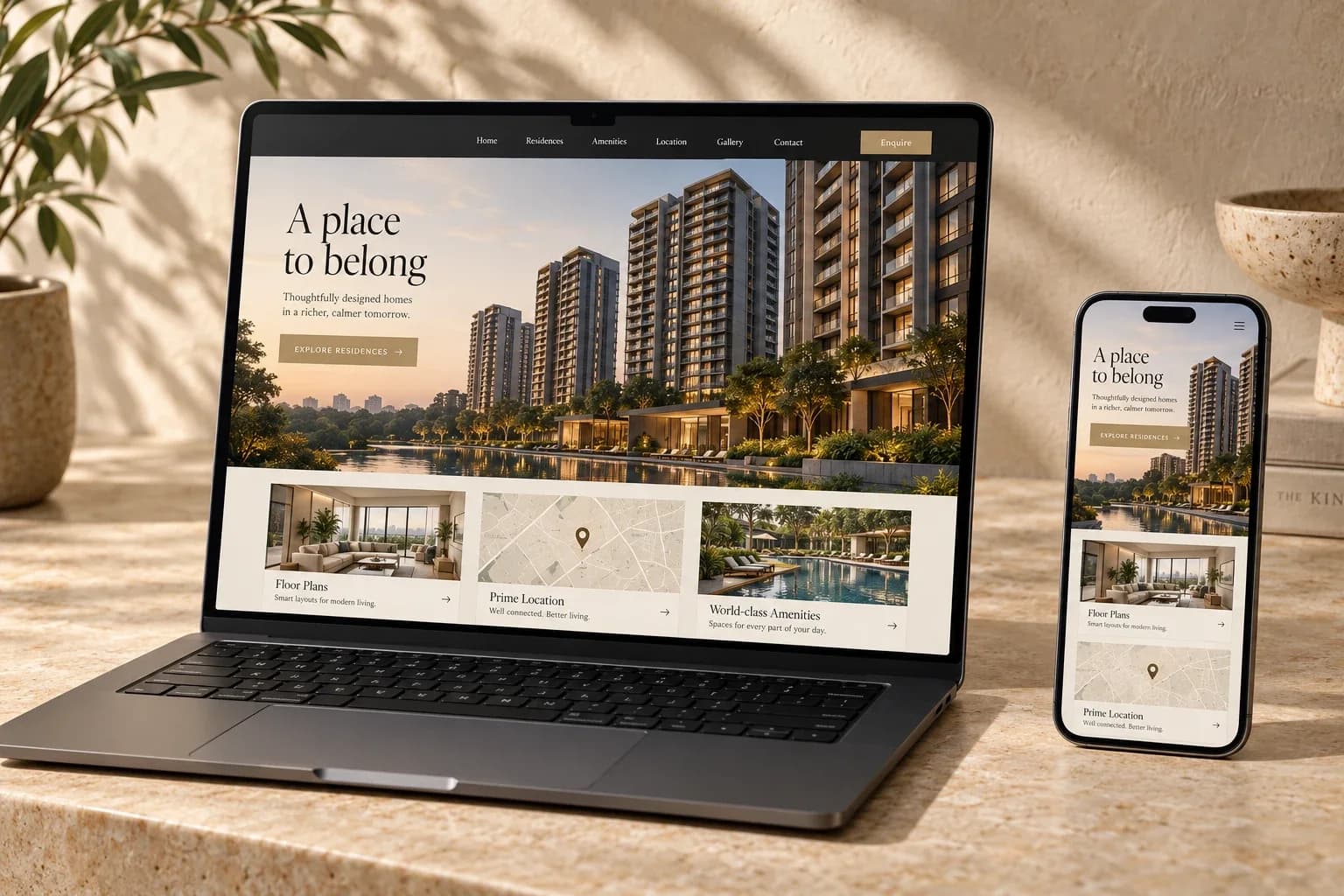 A clearer project destination — illustrative mockup